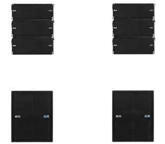 DVA Line Array Set FLY6T-2B 