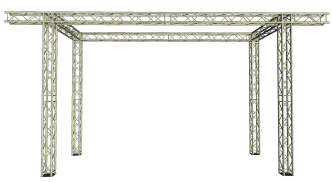 LED Wand Support 6,60x 5,00 m