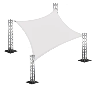 Sonnensegel SET 4,0 x 5,0 Meter 