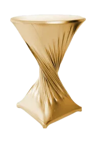 Stretchhusse Gold 1 teilig.