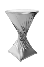 Stretchhusse Silber 1 teilig. 