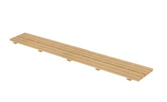 Holzboden 0,5 x 2 m ( Standard )